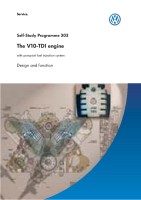 VW - SSP 303 The V10-TDI engine 